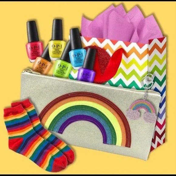 NWOT Rainbow Clutch by Julie Mollo - Picture 2 of 6